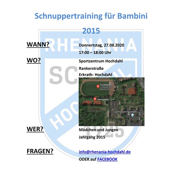 Schnuppertraining Bambini 2020