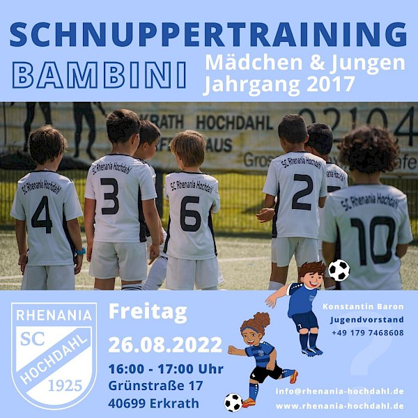 Bambini Schnuppertraining 2022