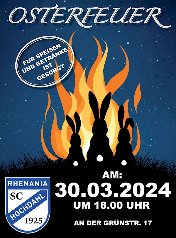 Osterfeuer am 30.04.2024