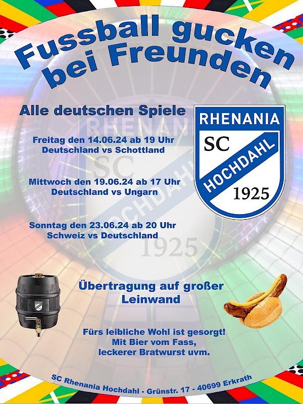 Rudelgucken bei Rhenania Hochdahl