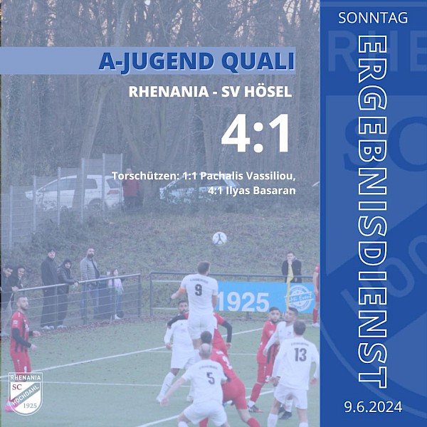 U19 - Auftaktsieg in der Quali zur Leistungsklasse