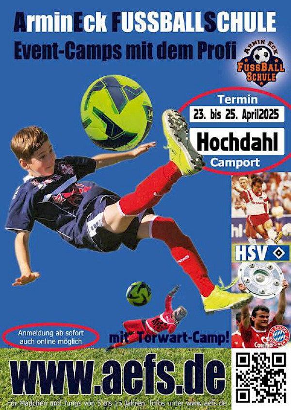 Die Armin Eck Fußballschule kommt nach Hochdahl