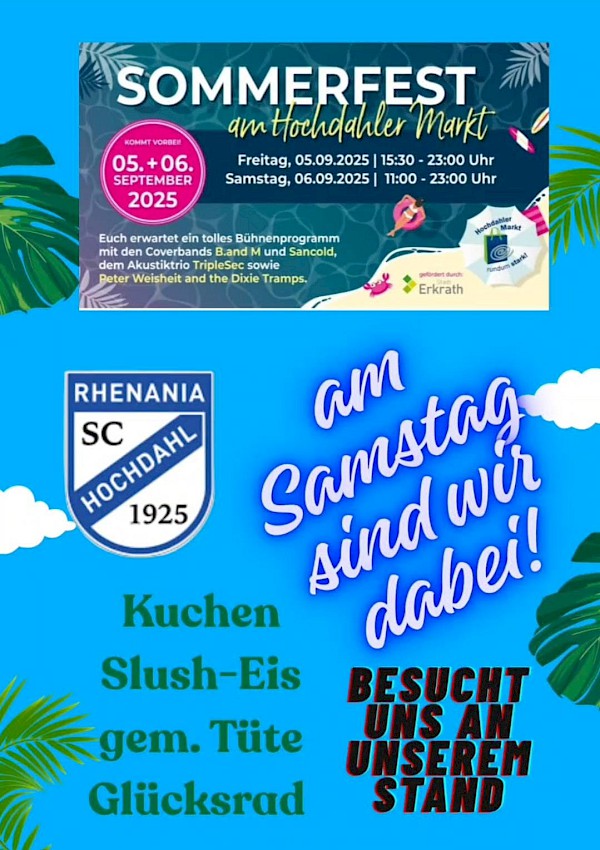 Sommerfest am Hochahler Markt