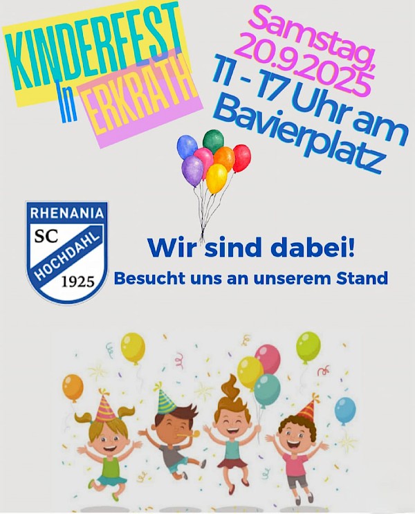 Kinderfest auf dem Bavierplatz in Alt-Erkrath