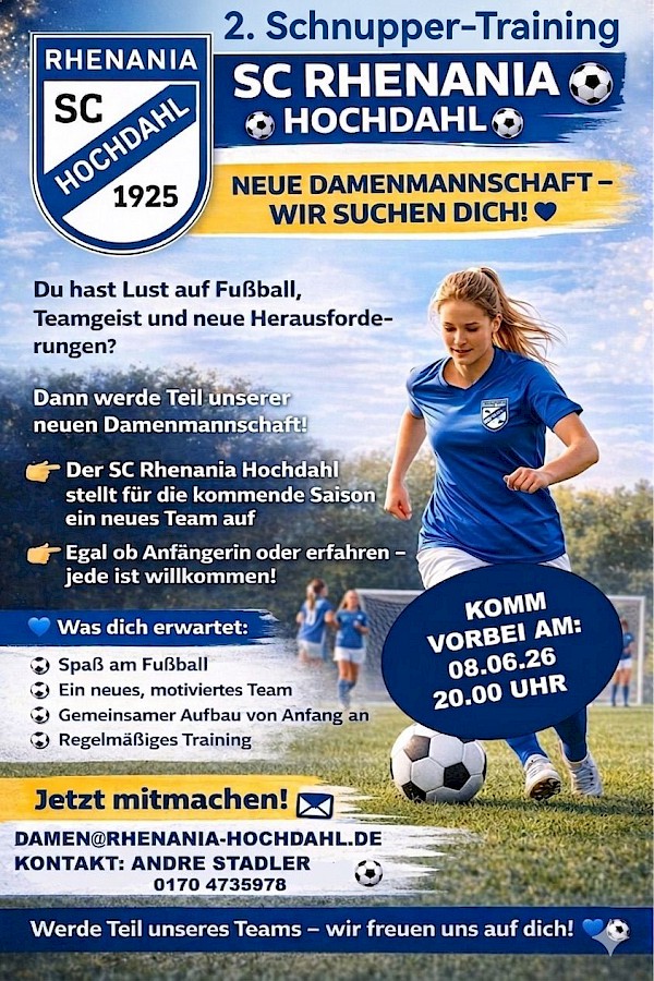 2 Schnuppertraining Damen