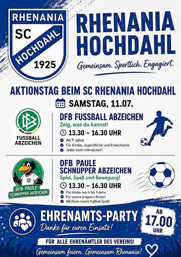 Aktionstag beim SC Rhenania Hochdahl