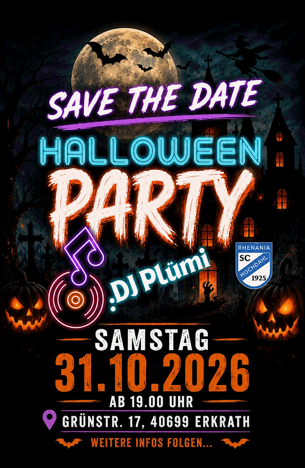 Save the Date - Halloween Party - 2026